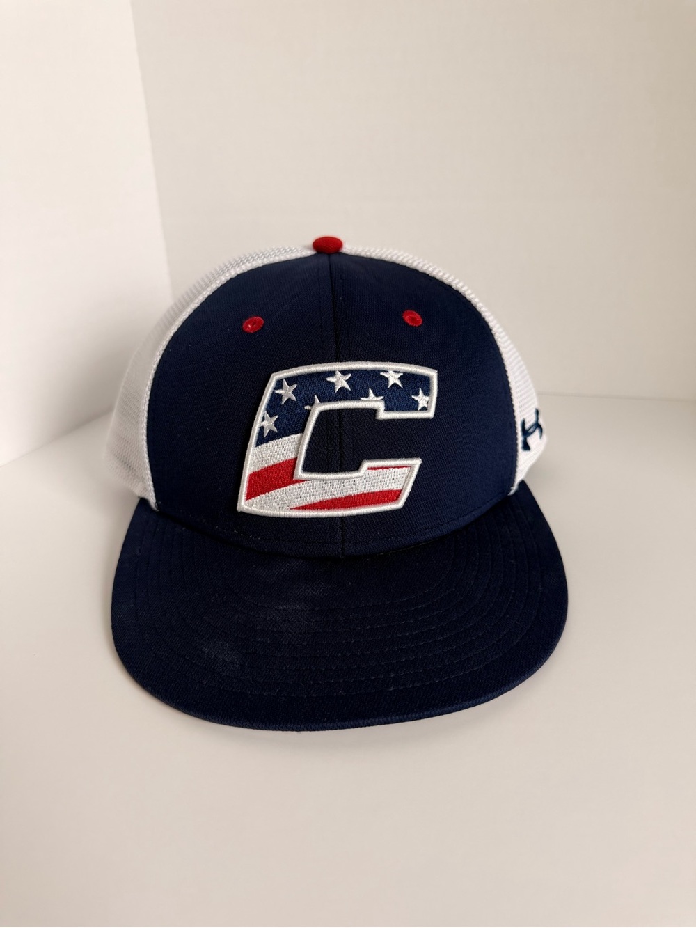 Under Armour Men’s Navy Baseball Cap with American Flag 'C' Patch